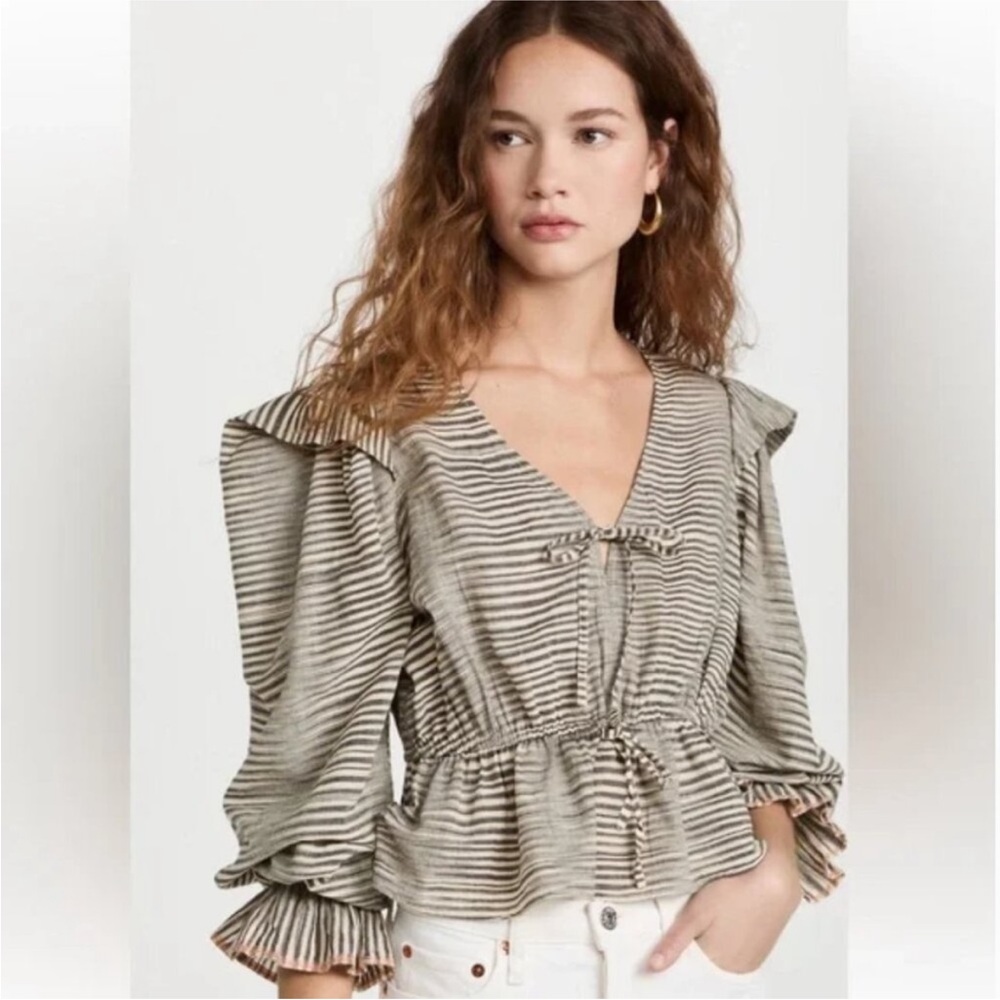 Ulla Johnson Ophelia Top in Okapi